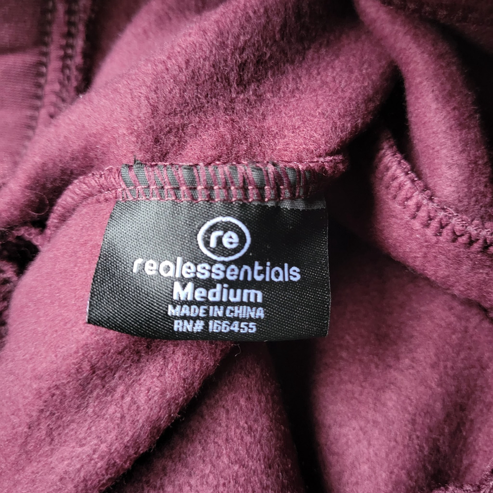 Boy’s Real Essentials Sweatpants with Pockets – Burgundy – Size M – NWOT - Picture 5 of 8
